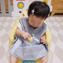[이유식준비물]방수턱받이 퓨얼리피치 별나라백조로 깨끗하게/ 예쁜 이유식방수턱받이추천