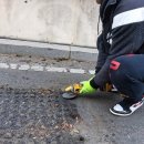 봉담택지보행자도로 | 오피스텔 출입구 경사로 조립식 고무 과속방지턱 파손 교체 업체비용