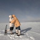 남극에서 데이트 어플 매칭된 커플 이미지