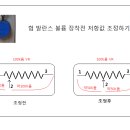 험발란스 볼륨의 저항값 조정 이미지