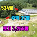 [축사매매] 강원도 횡성 / 토지 23,985㎡(7,255평) / 축사 534평 + 철근콘크리트 주택 37평 / 11억 이미지