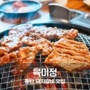 한천 숯불돼지갈비 | 동탄 영천동 맛집 육미정 숯불돼지갈비 제대로 먹고 온 후기