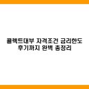 한도 | 콜렉트대부 자격조건 금리한도 | 후기까지 완벽 총정리