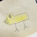 시를 쓰는 오리 이미지