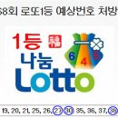 768회 로또 예상번호 추첨결과 이미지