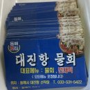 대진항물회