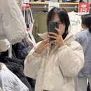 개나리슈퍼 | 탑텐 슈퍼에어 숏다운 점퍼(MSF4JP2902LBE) 아이보리 실착 후기