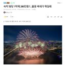 숙박 명당 1박에 260만원? 불꽃 축제 바가지 이미지