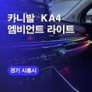 블루투스 무드등 만들기 | 카니발KA엠비언트 라이트 시흥엠비언트튜닝 실내무드등 작업후기