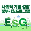 사회적 기업 성장에 대한 정부 지원 프로그램