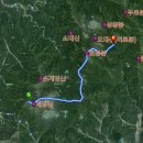 한강기맥 2구간. 호령봉→1358봉→주목삼거리→계방산→운두령