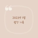 다시 돌아온 월간 기록 2023년 1월