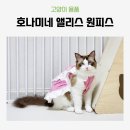 네이버펫 호나미네 앨리스 보닛 원피스 세트 고양이용 사이즈