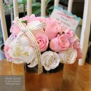 [일산꽃집]인테리어 꽃소품으로 좋은 예쁜 장미비누꽃으로 만든 비누꽃꽂이 이미지