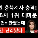 [진성호의 직설]충북도지사 여론조사 돌렸더니? 나경원이 1위에! 출마선언도 안했는데? 밭 갈던 노영민 큰일났다! 이미지