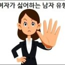 여자가 싫어하는 남자 유형 이미지