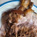 이나푸드 | 슈바인학센 집에서 저렴하기 먹은 후기 어가푸드 돼지족발