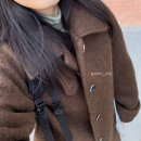 브라운코트 | 플레따 발마칸 울 코트 브라운 후기 | fletta alpaca wool coat(160 초반 착샷, 기장감, 핏)