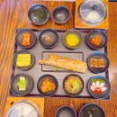 산방산맛집 사계꽃담집 정갈한 한정식 한상 후기 잡채 감자샐러드