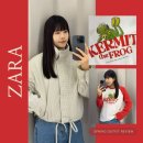 F109 | 자라 봄 신상 점퍼 &amp; 롱슬리브 실착 후기, 여자 봄 데일리룩 코디