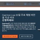Cast Iron 소개 및 Cast Iron Live 30일 무료 체험판 사용 후기