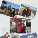 노을그려진바다풍경 이미지