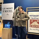 모아몽 | 르몽생미셸 잠실 롯데 에비뉴엘 월드타워점 LMSM 24FW 워크자켓 아우터 니트 착용
