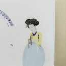 미인도 - 구미시 봉곡남로16길 11-8 | 다롱디리갤러리 미인도 그림시계 40cm 사용 후기 전통미 있는 거실인테리어 액자시계 추천