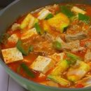 돼지고기 단호박찌개 만들기 무진장 매운 찌개랍니다 이미지