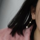 에셀 | 여자귀걸이 노알러지 에셀주얼리 진주 체인 귀걸이