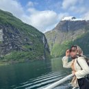 만남의폭포 매점 앞 | 게이랑에르 피오르드 여행 코스 | 뵈야브레엔 빙하·송네피오르드(엄마랑 북유럽 패키지 4일차