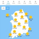 10월 30일 수요일 날씨 이미지