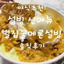 설빙탕정점 | 야식추천으로 딱! 설빙 2026 신메뉴 벌집꿀메론설빙 솔직 후기