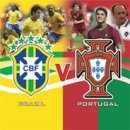 포르투갈 vs 브라질, 진화 속의 배틀 이미지