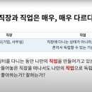 직장 다닌다고 직업 생기지 않는다 이미지