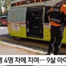 초등학생 4명 덮친 대전 만취음주운전 CCTV 이미지