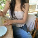 [Leeds] 리즈 더위시 스모크 프릴 탑 Vanessa smoke frill top 후기