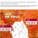 2024년 단풍예상시기 이미지