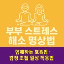 마음건강, 스트레스 해소와 감정조절 | 부부 스트레스 해소 명상법 가이드 – 함께하는 호흡법·감정 조절·일상 적용법 총정리