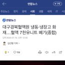 대구경북혈액원 냉동·냉장고 화재…혈액 7천유니트 폐기(종합) 이미지