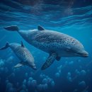 포유동물綱 - 고래目 - 돌고래科 - 얼룩돌고래 이미지