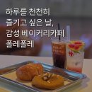 대전 용전동 카페 폴레폴레동부점 24시간 운영 미디어아트 베이커리카페 솔직 후기
