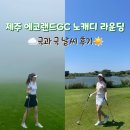 제주카트클럽 | 제주 에코랜드GC 노캐디 골프 라운딩 후기 안개낀날 맑은날 시야비교 카트진입 2인플레이가능