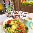씨유진접스마트점 | 진접카페 추천 🌿 남양주브런치카페 광에서 샐러드랑 딸기라떼 먹고 온 후기