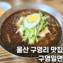 울산 구영리 맛집 밀면이 맛있던 구영밀면 솔직후기