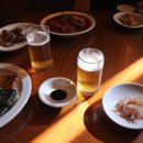 법기수원지에서의 맥주와 중식요리 맛보기