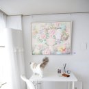 A0627 | 액자인테리어 오픈갤러리 그림대여로 겨울 분위기 그림걸기