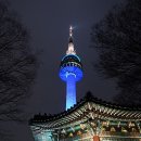 파란조명 이미지