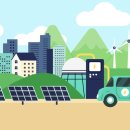 푸른자동차 이미지