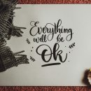 페인팅 캘리그라피 이미지